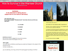 Tablet Screenshot of phariseechurch.com